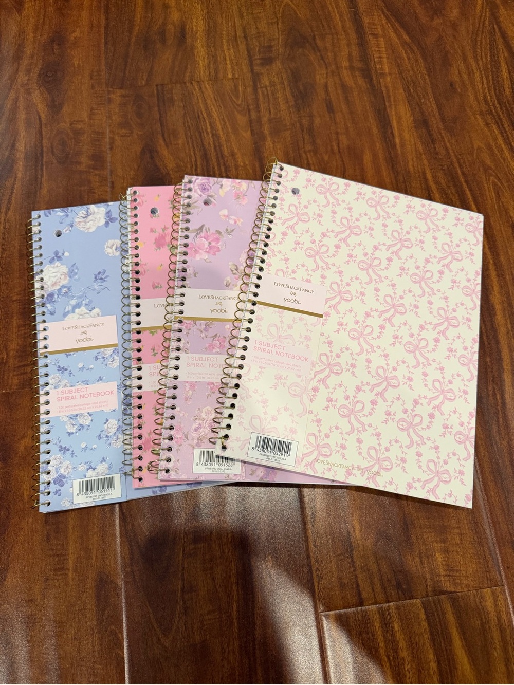 LoveShackFancy X Target 4pc notebook bundle